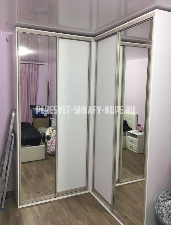 Шкафы угловые Пересвет